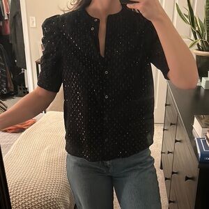 Shiny Black Top | GAP (never worn)